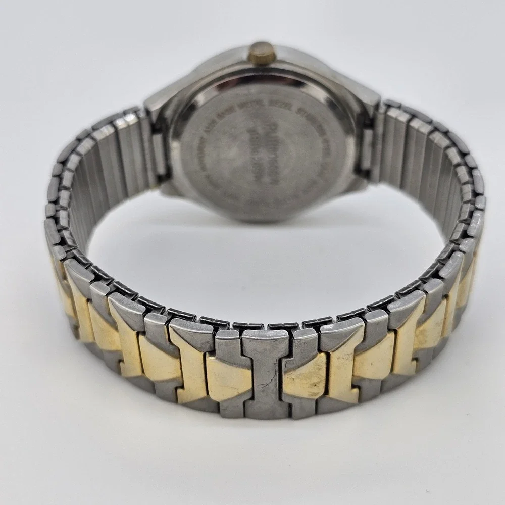 38MM Men Watch‎ Blue Black Dial DayDate  Expandable Band 6.75